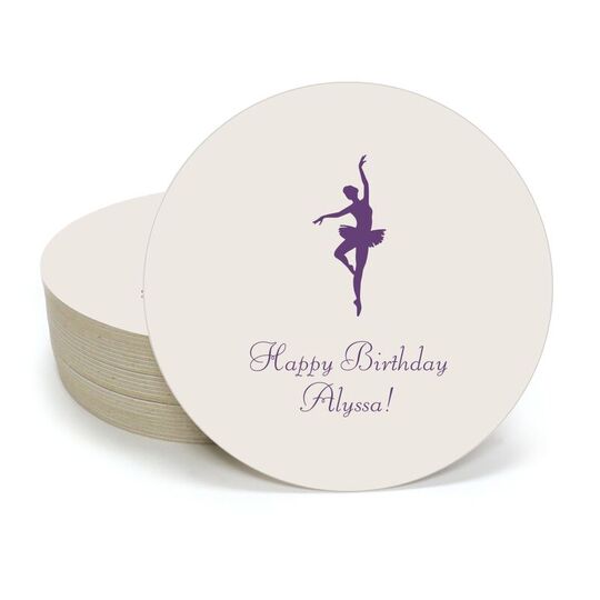 Prima Ballerina Round Coasters