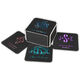 Pick Your Three Letter Monogram Style with Text Square Coasters Image 2 of 2