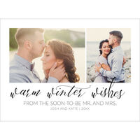 Warm Winter Wishes Photo Cards