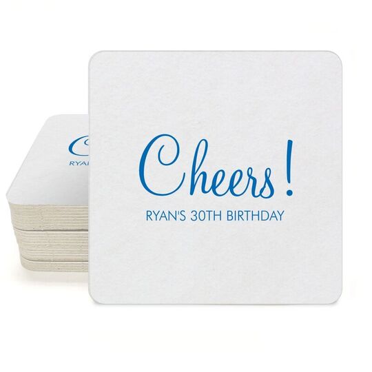 Perfect Cheers Square Coasters