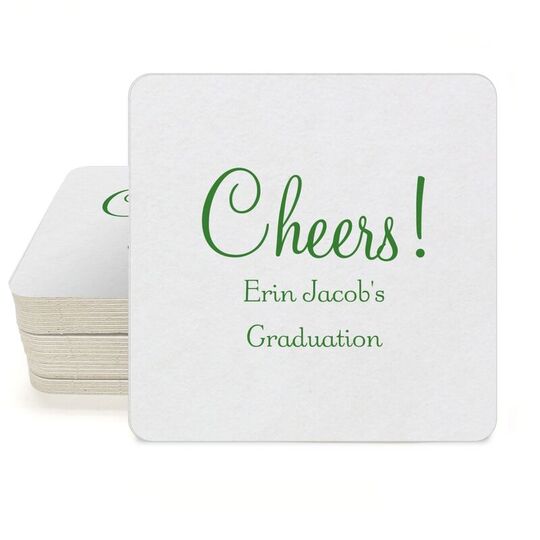 Perfect Cheers Square Coasters
