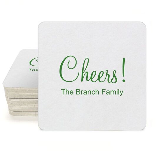 Perfect Cheers Square Coasters