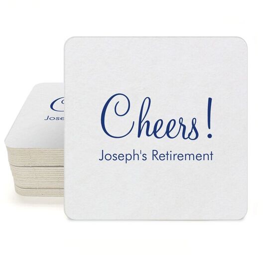 Perfect Cheers Square Coasters