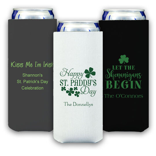 Design Your Own St. Patrick's Day Collapsible Slim Huggers