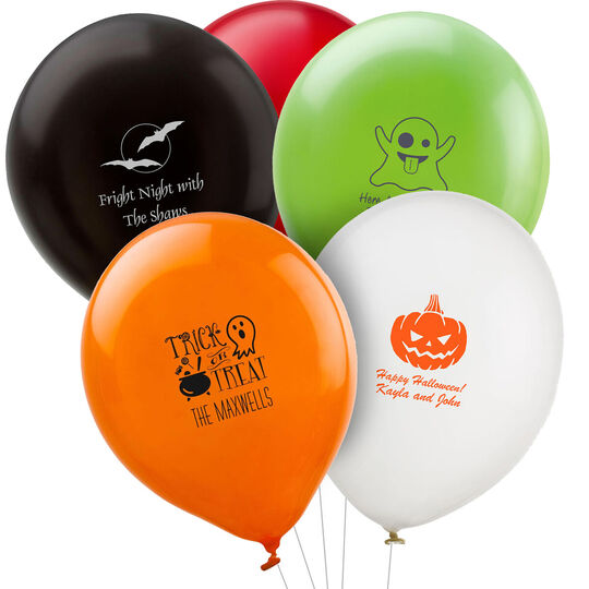 Design Your Own Halloween Latex Balloons