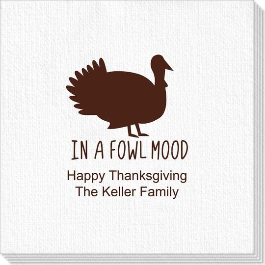 In A Fowl Mood Deville Napkins