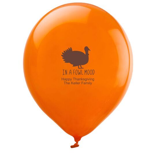 In A Fowl Mood Latex Balloons