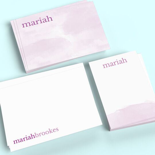 Shades of Lavender Flat Note Card Collection