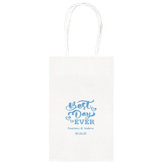 The Best Day Ever Medium Twisted Handled Bags