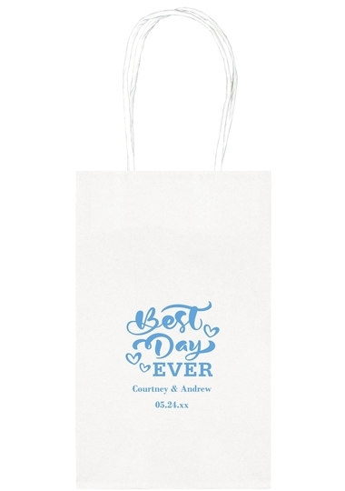 The Best Day Ever Medium Twisted Handled Bags