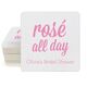 Rosé All Day Square Coasters Image 2 of 3