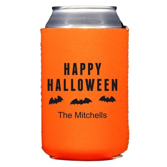 Happy Halloween Bats Collapsible Huggers