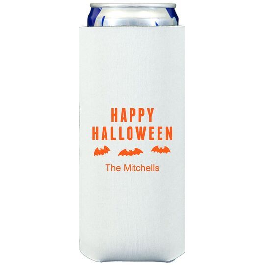 Happy Halloween Bats Collapsible Slim Huggers