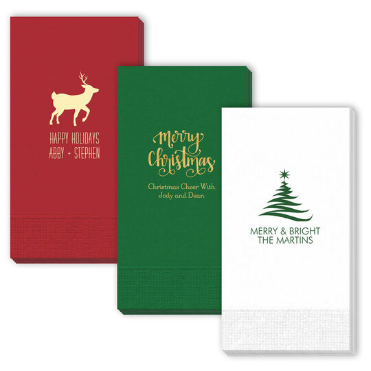 Design Your Own Christmas Guest Towels