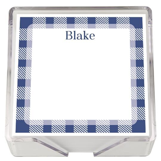 Gingham Square with Holder