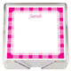 Gingham Square Memo with Acrylic Holder Image 1 of 8