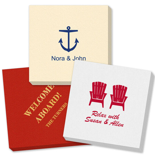 Design Your Own Nautical Theme Linen Like Napkins