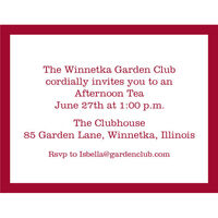 Thick Frame Small Invitations