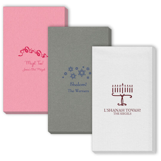 Design Your Own Jewish Celebration Linen Like Guest Towels