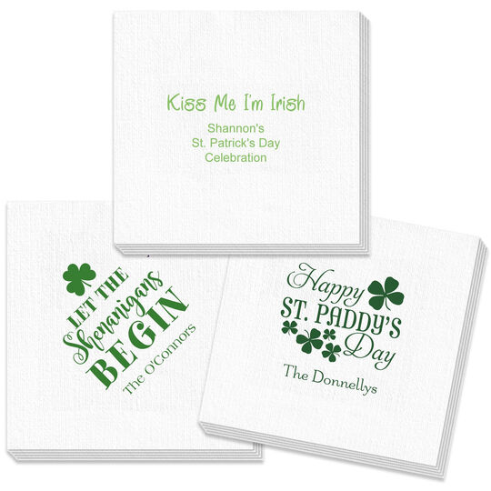 Design Your Own St. Patrick's Day Deville Napkins