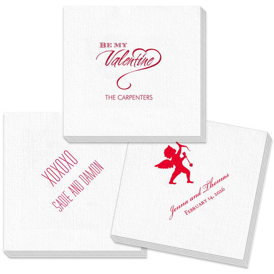 Design Your Own Valentine's Day Deville Napkins