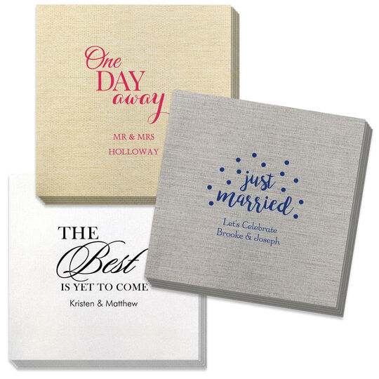 Design Your Own Wedding Bamboo Luxe Napkins