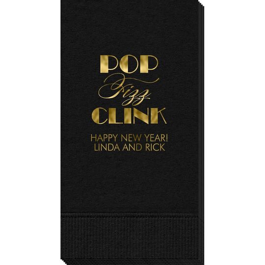 Pop Fizz Clink Guest Towels