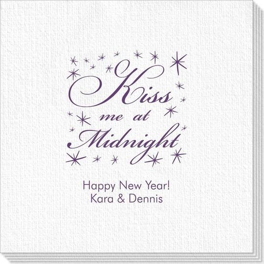 Kiss Me At Midnight Deville Napkins