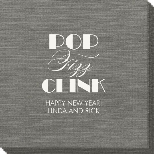 Pop Fizz Clink Bamboo Luxe Napkins