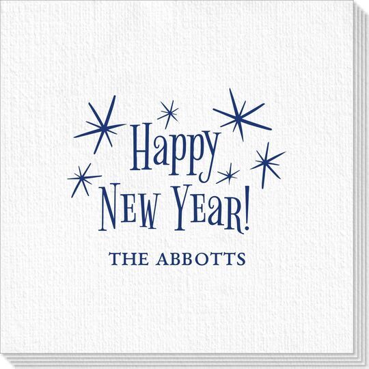 Radiant Happy New Year Deville Napkins