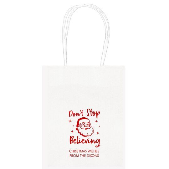 Don't Stop Believing Mini Twisted Handled Bags