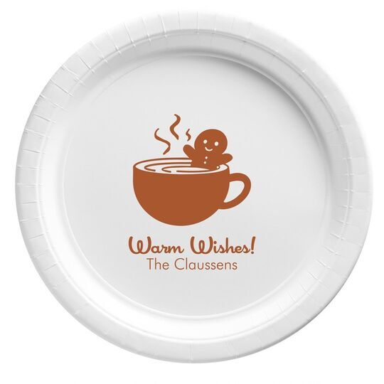 Warm Wishes Paper Plates