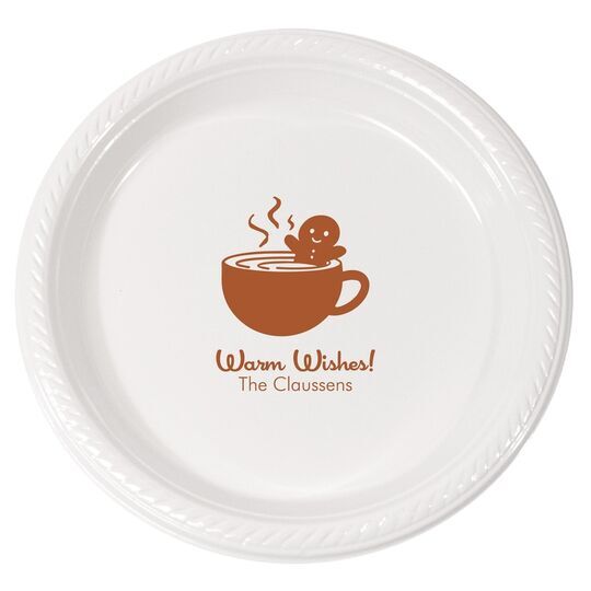 Warm Wishes Plastic Plates