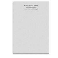 Grey Flannel Monarch Lettersheets