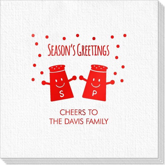 Season's Greetings Deville Napkins