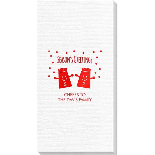 Season's Greetings Deville Guest Towels