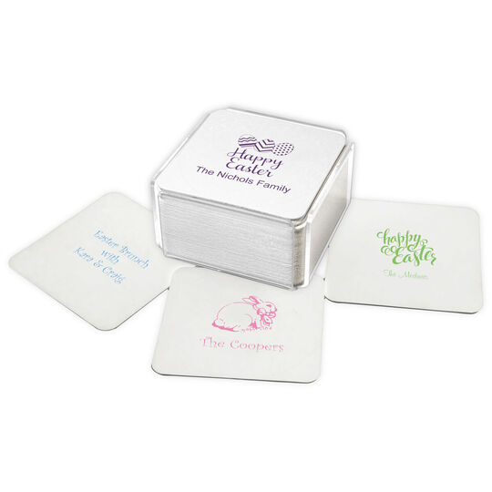 Design Your Own Easter Square Coasters
