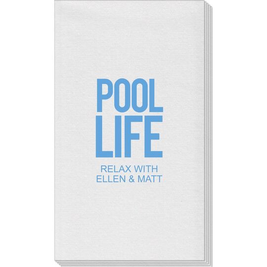 Pool Life Linen Like Guest Towels