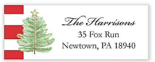 Oh Christmas Tree Return Address Labels