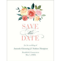 Spring Romance Save the Date Cards