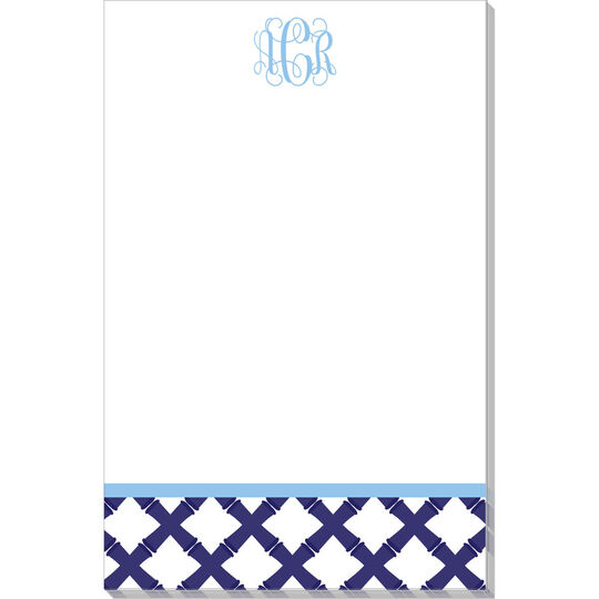 Navy Bamboo Notepads