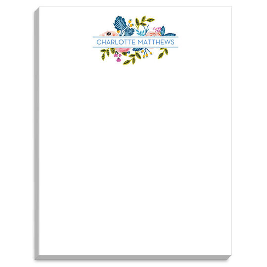 Rose of Spring Banner Notepads