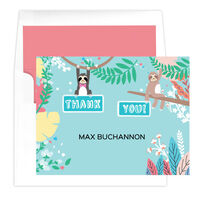 Sloths Folded Thank You Note Cards