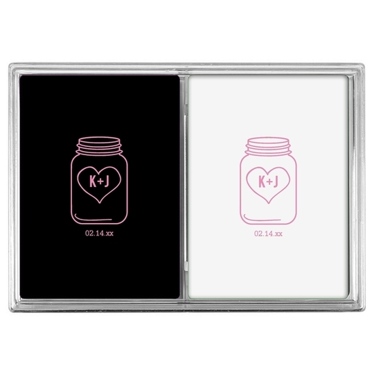 Mason Jar Double Deck Playing Cards