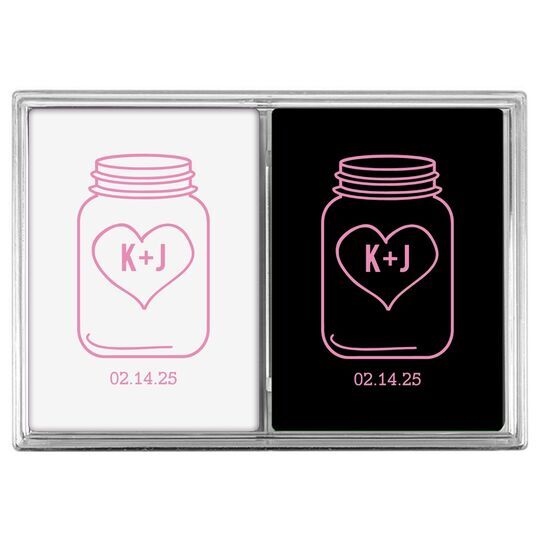 Mason Jar Double Deck Playing Cards