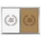 Renaissance Wreath with Monogram Double Deck Playing Cards Image 3 of 3