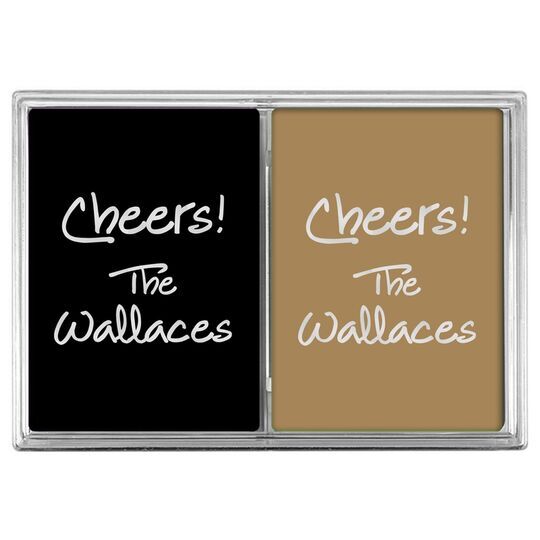 Studio Text Double Deck Playing Cards