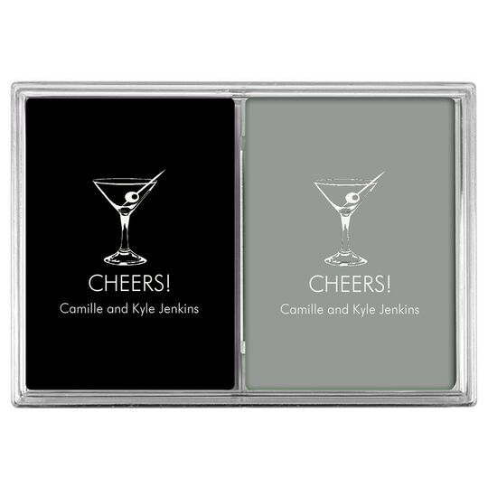 Martini Party Double Deck Playing Cards