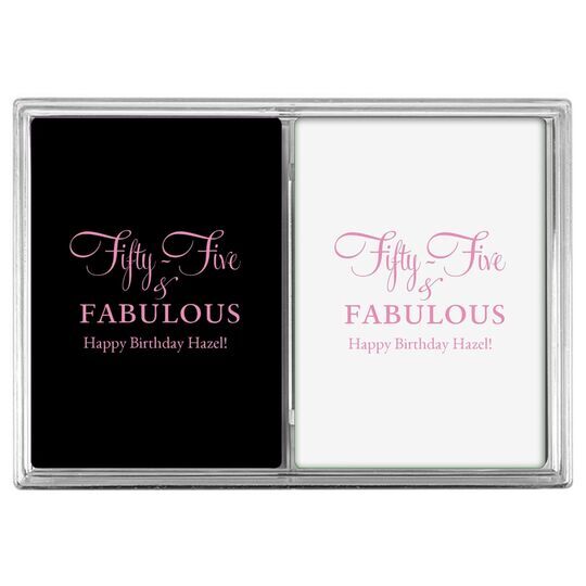 Fifty-Five & Fabulous Double Deck Playing Cards
