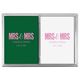 Bold Mrs & Mrs Double Deck Playing Cards Image 1 of 2